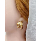 Layered Wild Copper 18K Gold Hoop Earring For Women Bulk