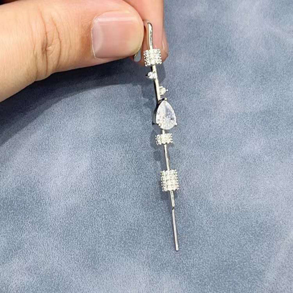 Fancy Cubic Zirconia Single Ear Cuff Earring For Women Bulk