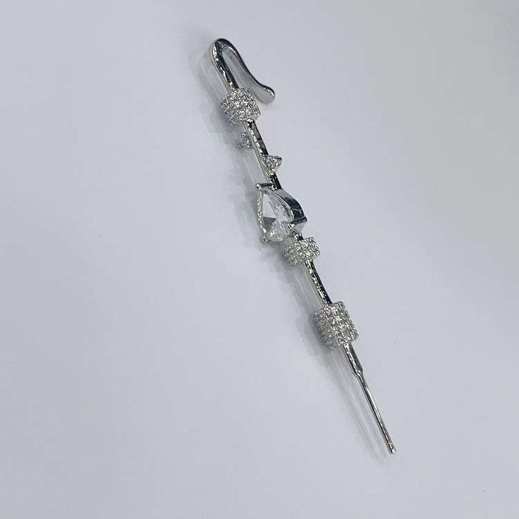 Fancy Cubic Zirconia Single Ear Cuff Earring For Women Bulk