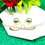 Post Dual Side Dainty 18K Gold Copper Anti Tarnish Stud Earring Bulk