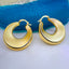 Glossy 18K Gold Plated Hoop Earring For Women Bulk