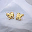 Butterfly Pearl 18K Gold Copper Stud Earring For Women Bulk