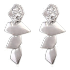 4 Layer Glossy 18K Gold Anti Tarnish Long Dangling Earring Women Bulk