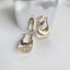 Glass Resin 18K Gold Anti Tarnish Long Dangling Earring For Women