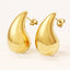 Paisley Mango 18K Gold Anti Tarnish Stud Earring For Women Bulk