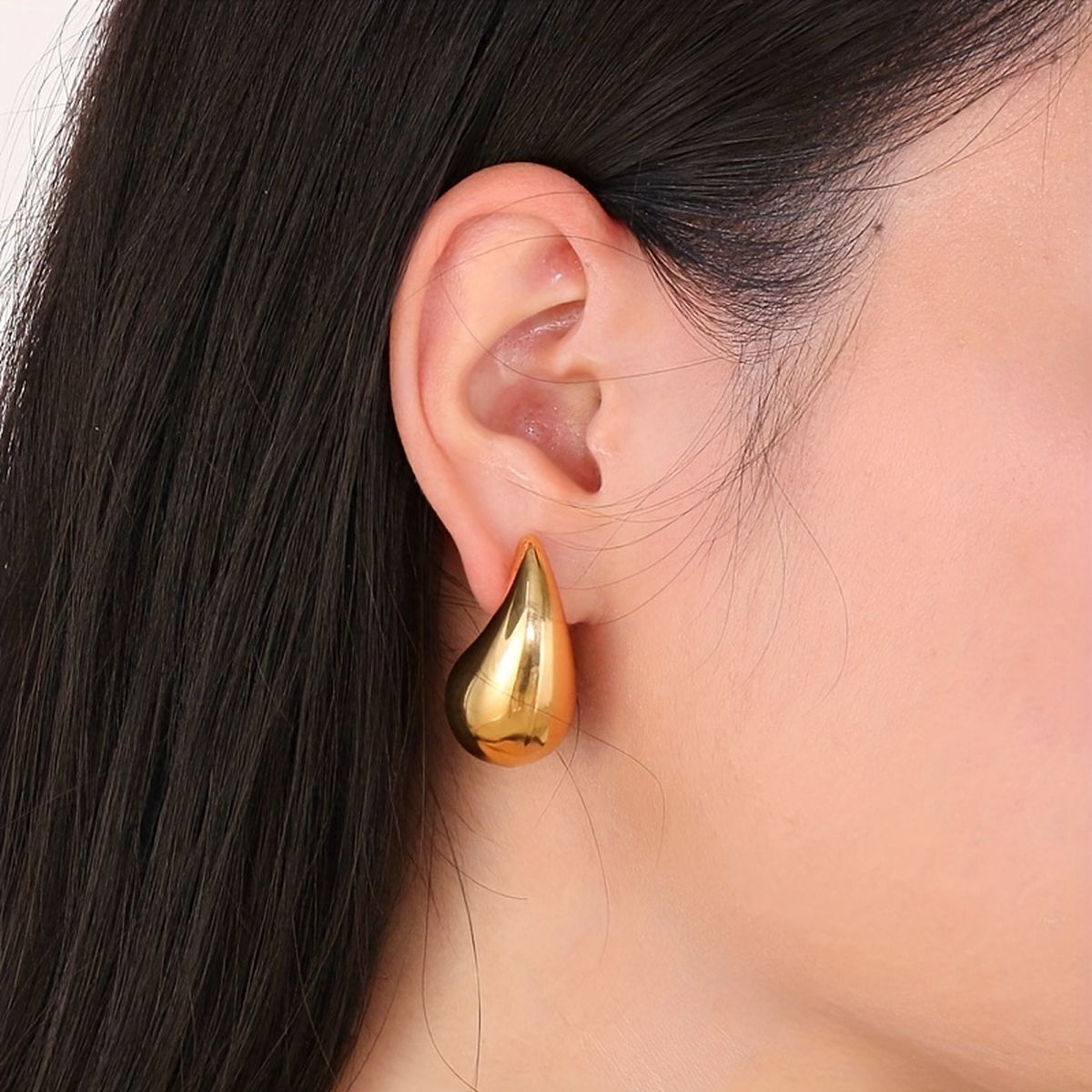 Paisley Mango 18K Gold Anti Tarnish Stud Earring For Women Bulk