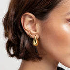 Paisley Mango 18K Gold Anti Tarnish Stud Earring For Women Bulk