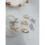 Criss Cross Clip-On Non Piercing Gold Anti Tarnish Earring Pair Bulk