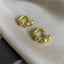 Cute Croissant 18K Gold Anti Tarnish Hoop Earring For Women Bulk