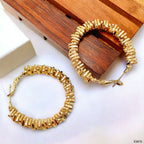 Stylish 18K Gold Anti Tarnish Hoop Earring For Women Bulk