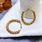Stylish 18K Gold Anti Tarnish Hoop Earring For Women Bulk