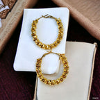 Stylish 18K Gold Anti Tarnish Hoop Earring For Women Bulk