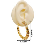 Stylish 18K Gold Anti Tarnish Hoop Earring For Women Bulk