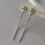 Pearl White 18K Gold Anti Tarnish Dangler Tassel Earring Women Bulk