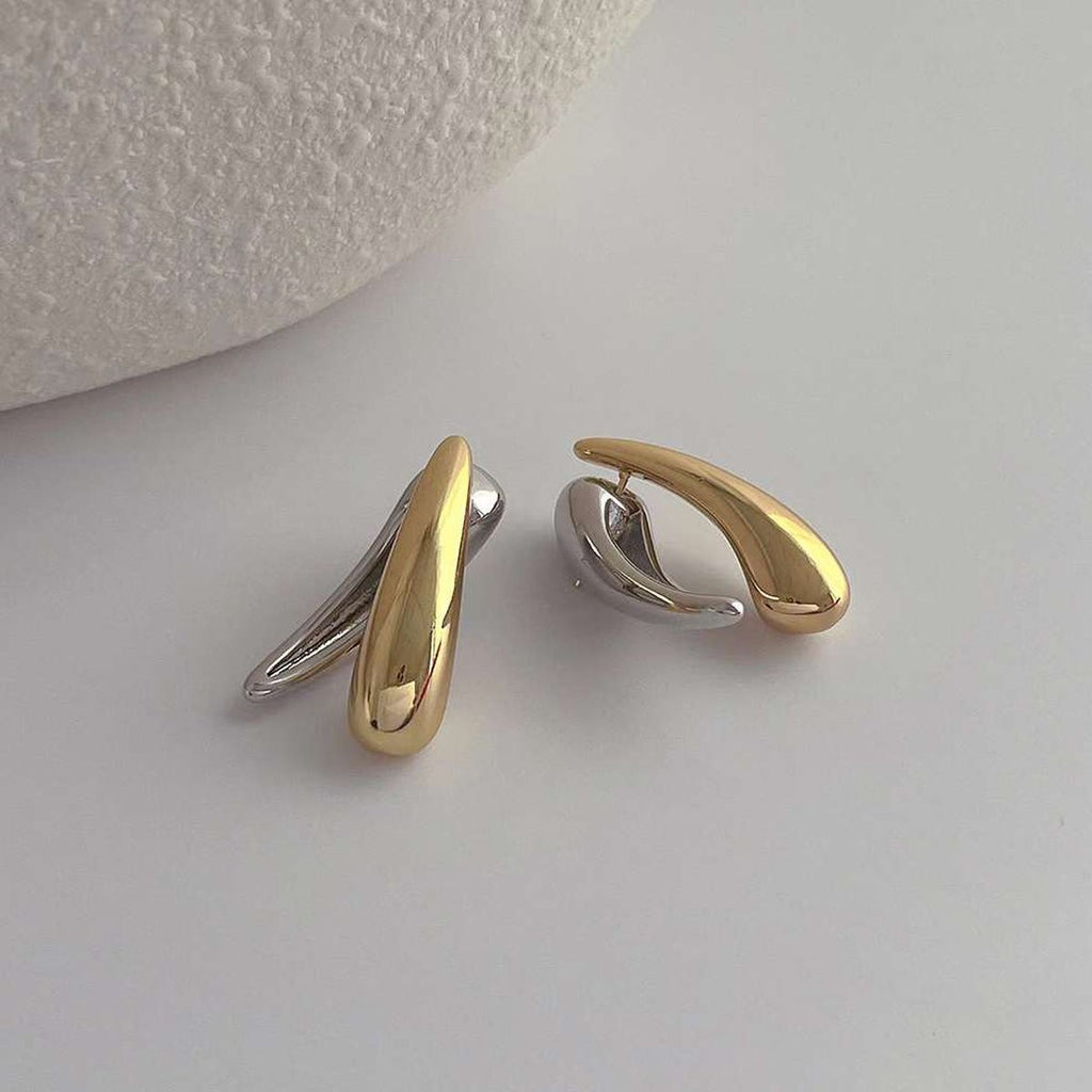 18K Gold Silver Anti Tarnish Stud Drop For Women Bulk