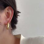 18K Gold Silver Anti Tarnish Stud Drop For Women Bulk