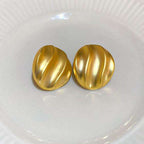 18K Gold Anti Tarnish Stud Earring Pair For Women Bulk