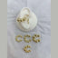 Ball Gold Anti Tarnish Stud Clip-On Ear Cuff Conch Earring Pair Bulk