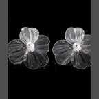 Wild Flower Glass Look Anti Tarnish Earring For Women Bulk
