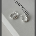 Paisley Glossy Silver Hoop Bali Earring For Women Bulk