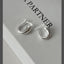 Paisley Glossy Silver Hoop Bali Earring For Women Bulk