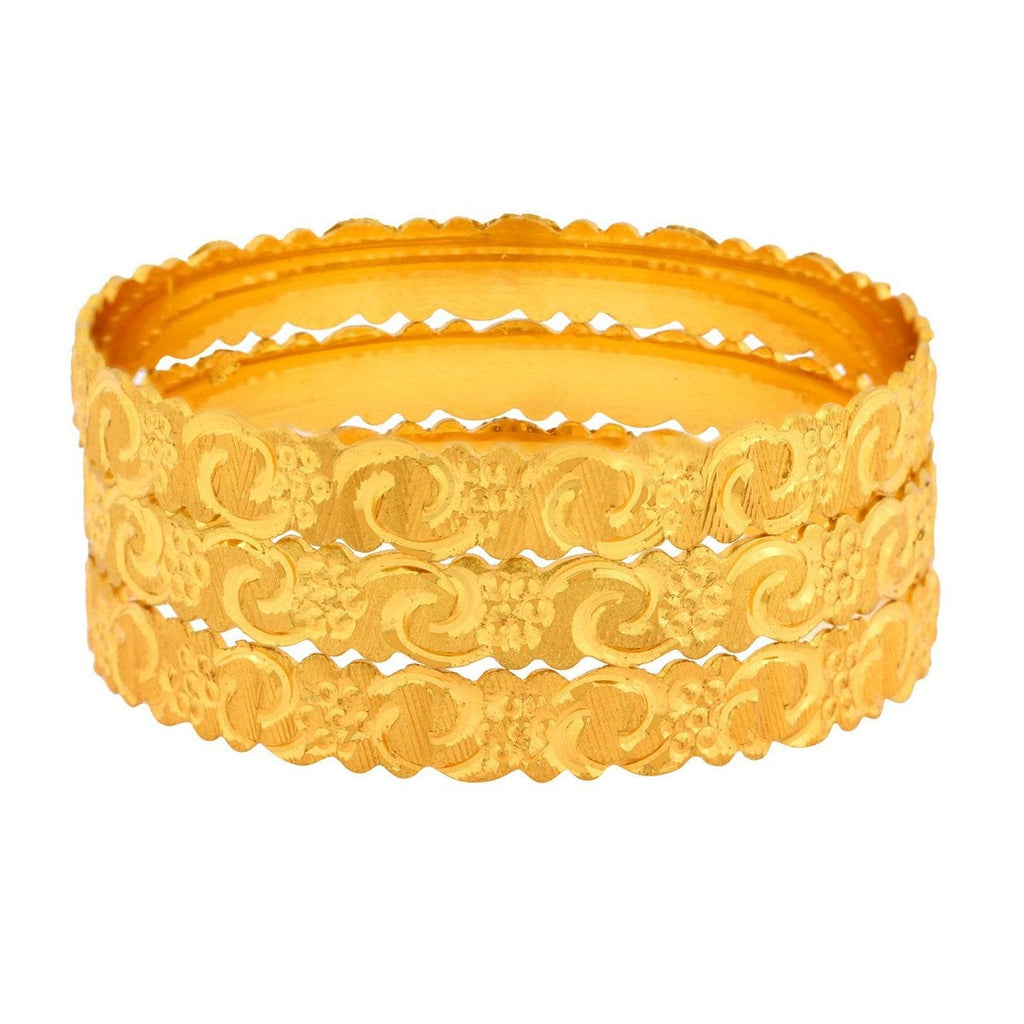 Nakshi Gold Plated Kada Bangle Set Of 4 For Women Bulk
