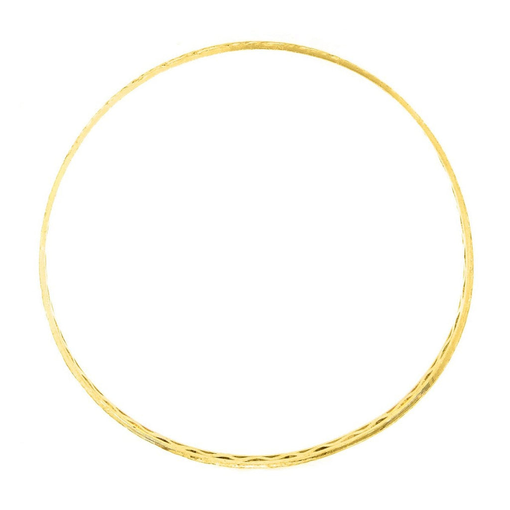 Waves 22K Gold Rhodium Plated Two Tone Bangle Set Of 4 For Women Bulk