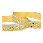 Just Like Real Laser Rhodium 22K Gold Kada Bangle Set Of 2 Women Bulk