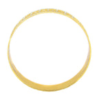 Just Like Real Laser Rhodium 22K Gold Kada Bangle Set Of 2 Women Bulk