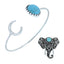 Elephant Oxidized Silver Plated Adjustable Ring Cuff Kada Combo Bulk