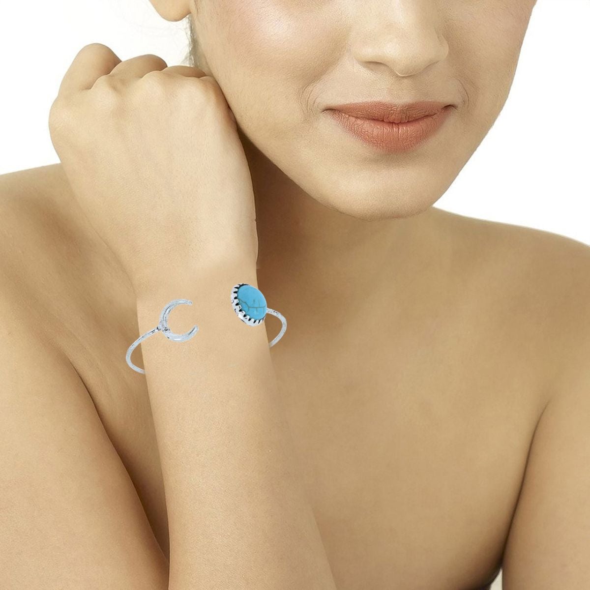 Elephant Oxidized Silver Plated Adjustable Ring Cuff Kada Combo Bulk