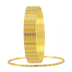 Wedding Traditional Gold Silver Metal Chuda Kada Bangle Set Of 8 Bulk