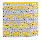 Wedding Designer 22K Gold Silver Metal Chuda Kada Bangle Set Of 4 Bulk