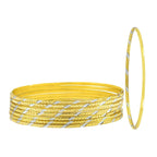 Wedding Designer 22K Gold Silver Metal Chuda Kada Bangle Set Of 8 Bulk