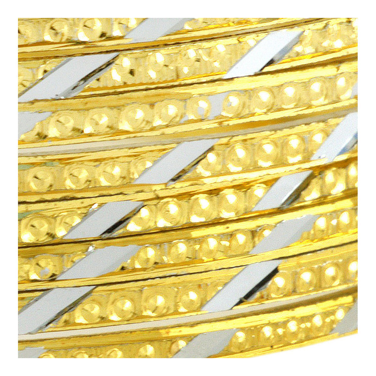 Wedding Designer 22K Gold Silver Metal Chuda Kada Bangle Set Of 8 Bulk