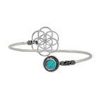 Elephant Oxidized Silver Plated Green Adjustable Bangle Kada Bulk