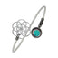 Elephant Oxidized Silver Plated Green Adjustable Bangle Kada Bulk