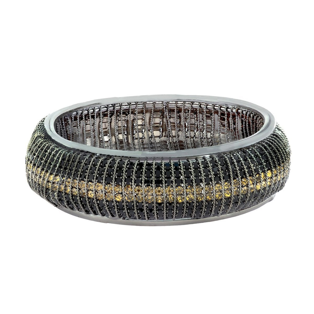 Designer Filigree Gold Black Silver Plated Bangle Kada Girls Bulk