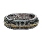 Designer Filigree Gold Black Silver Plated Bangle Kada Girls Bulk