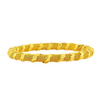 Traditional Filigree Mesh 22K Gold Bangle Kada Set Of 2 Girls Bulk