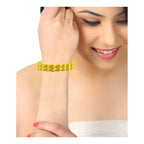 Traditional Filigree Mesh 22K Gold Bangle Kada Set Of 2 Girls Bulk