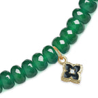 Brass 18K Moroccan Flower Charm Embellishment Bracelet For Women Bulk