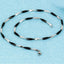 Italian Slim Black Silver Stainless Steel Necklace Chain Boys Bulk