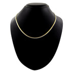 316L Stainless Steel Gold Snake Smooth Herringbone Chain 21" Bulk
