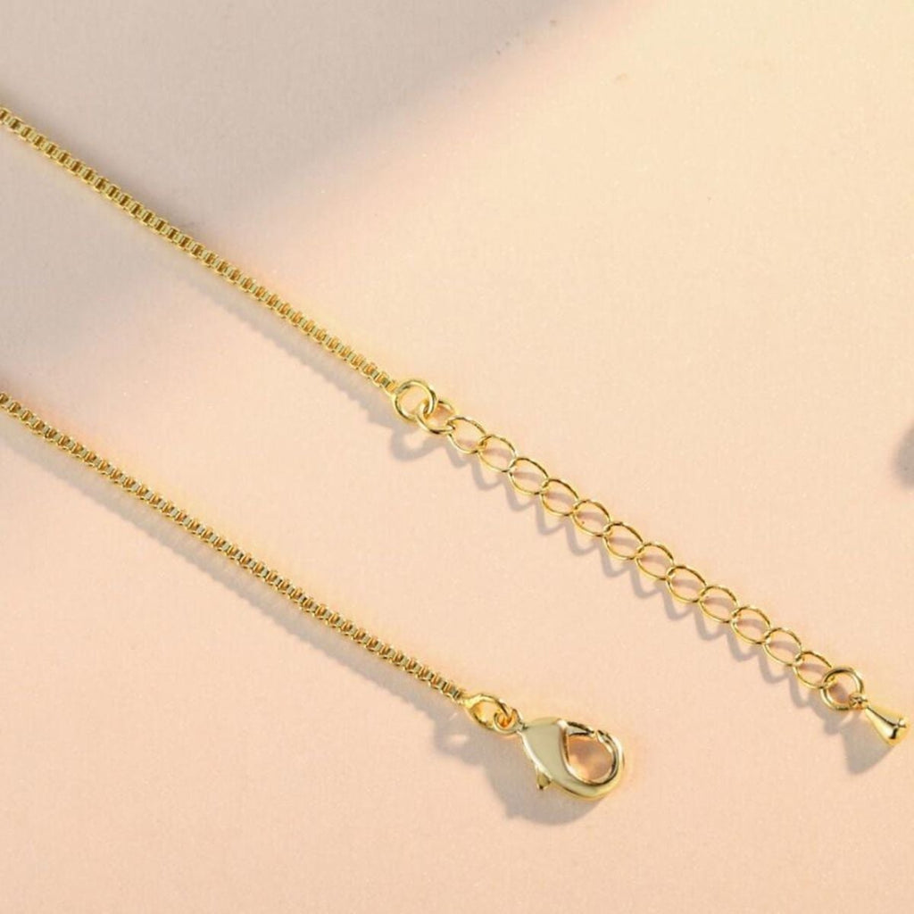 Slim Box 18K Gold Daily Wear 19" Necklace Chain For Men Bulk