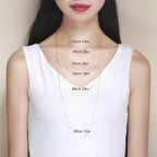 Slim Box 18K Gold Daily Wear 19" Necklace Chain For Men Bulk