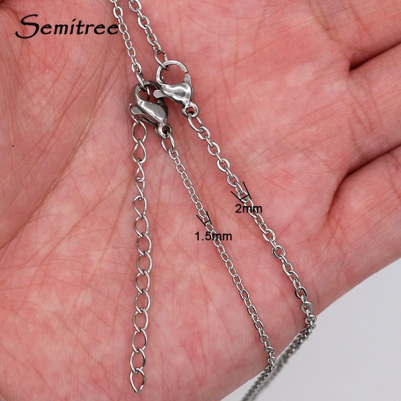 Silver Link Surgical Stainless Steel 19.7" Necklace Chain For Bulk
