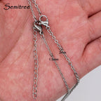 Silver Link Surgical Stainless Steel 19.7" Necklace Chain For Bulk