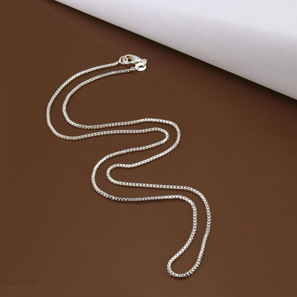 Silver CZ Initial Alphabet Letter A Necklace Pendant Chain Bulk