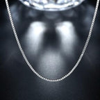 Silver CZ Initial Alphabet Letter A Necklace Pendant Chain Bulk